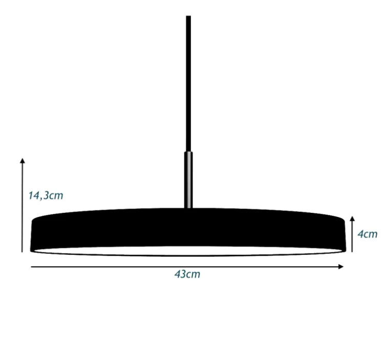 Suspension, Asteria Medium, forêt, LED, 3000k, 1300lm, Ø43cm, H14,3cm - Umage