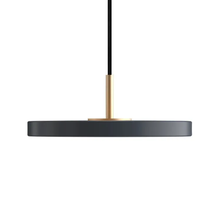 Suspension, Asteria Micro et Cluster 3, gris anthracite, LED, dim, 3000K, 370 lm, Ø25cm, H8,5cm - Umage