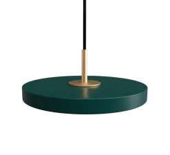 Suspension, Asteria Micro, vert forêt, LED, 3000K, 370 lm, Ø15cm, H5,7cm - Umage