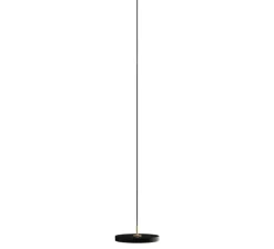 Suspension, Asteria Mini Plus, noir et laiton, LED, 2400-2700-3000K, 1200lm, Ø31cm, H10.5cm - Umage