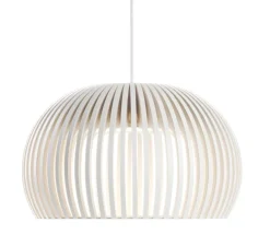 Suspension, Atto, blanc,LED, 3000k, 1400lm, Ø34cm,H21 - Secto Design