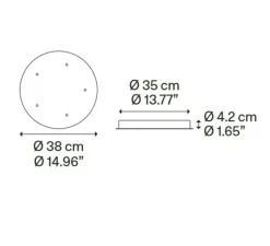 Suspension, A-Tube Nano cluster 5 pièces avec rosace, noir mat, LED, 2700K, 450 lm, Ø10cm, H60cm - Lodes