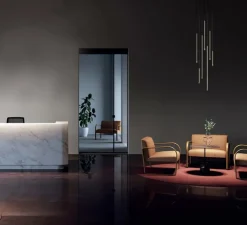 Suspension, A-Tube Nano cluster 7 pièces avec rosace, chrome, LED, 2700K, 450 lm, Ø38cm, Hcm - Lodes