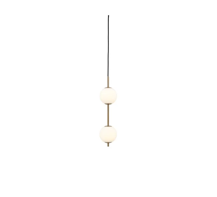 Suspension, Audrey 2, laiton, LED, 2700K, 1080 lm, Ø12cm, H49cm - Umage