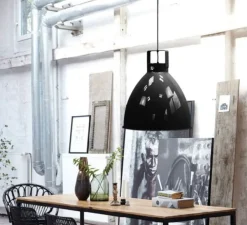 Suspension, Augustin 540, noir, Ø54cm, H59cm - Jieldé