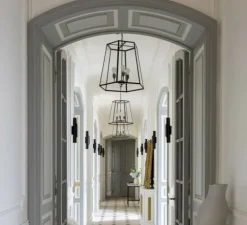 Suspension, Avalon Large, laiton satiné, LED, 2700K, Ø101cm, H7cm - CTO lighting