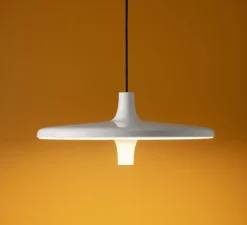 Suspension, Avro, blanc, LED, dim, 2700K, 5000 lm, Ø60cm, H25cm - Martinelli Luce