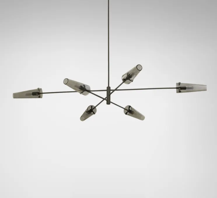 suspension, AXIS suspension large, bronze, L172cm, H19cm - CTO lighting