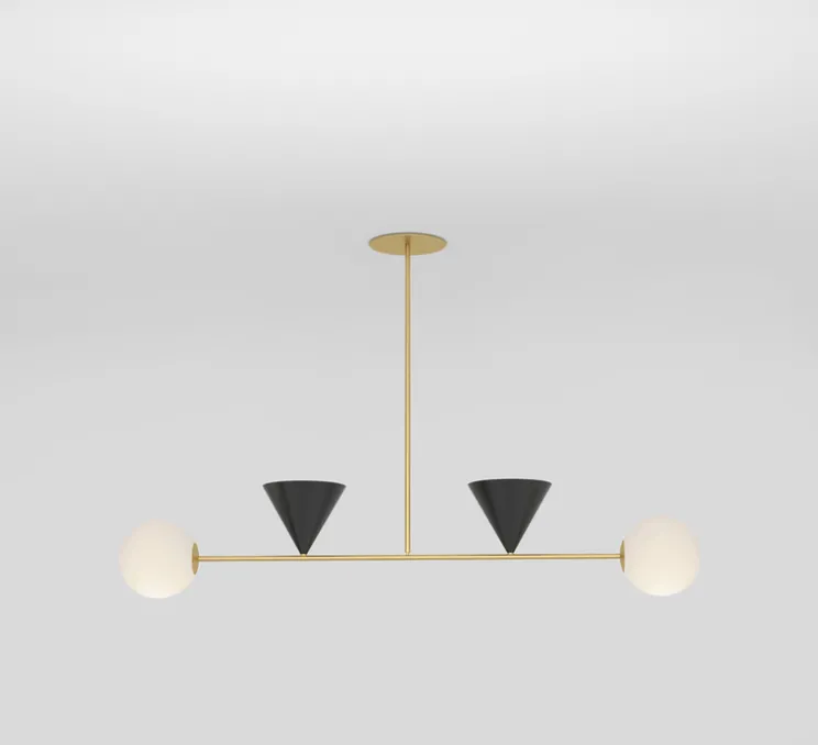 Suspension, Balancing Variations, noir, L110cm, H69cm - Atelier Areti
