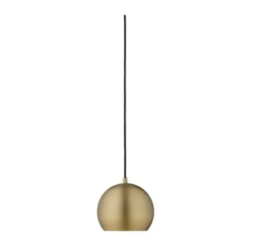 Suspension, Ball, laiton antique mat, Ø18cm, H15cm - Frandsen