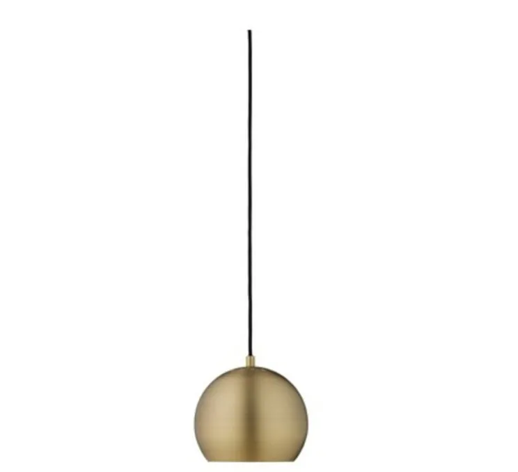 Suspension, Ball, laiton antique mat, Ø18cm, H15cm - Frandsen