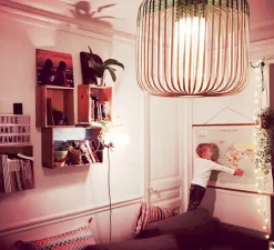 Suspension, Bamboo Light M, vert, Ø45cm, H40cm - Forestier