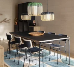 Suspension, Bamboo Light M, vert, Ø45cm, H40cm - Forestier