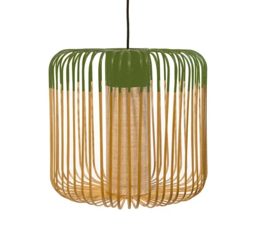 Suspension, Bamboo light outdoor M, vert, Ø45cm, H40cm - Forestier