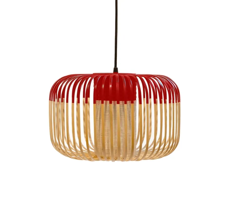 Suspension, Bamboo Light S, rouge, Ø35cm - Forestier