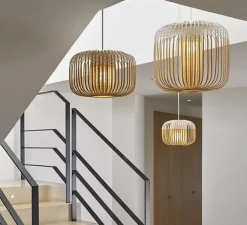 Suspension, Bamboo Light S, blanc, Ø35cm, H23cm - Forestier