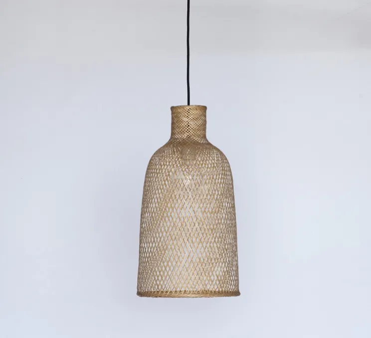Suspension, Bamboo M2, naturel, Ø30cm, H55cm - Ay Illuminate