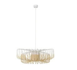 Suspension, Bamboo Up and Down XXL, blanc, Ø80cm, H26cm - Forestier