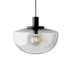 Suspension, Bank, verre fumé, noir, Ø35cm, H30cm - Audo Copenhagen