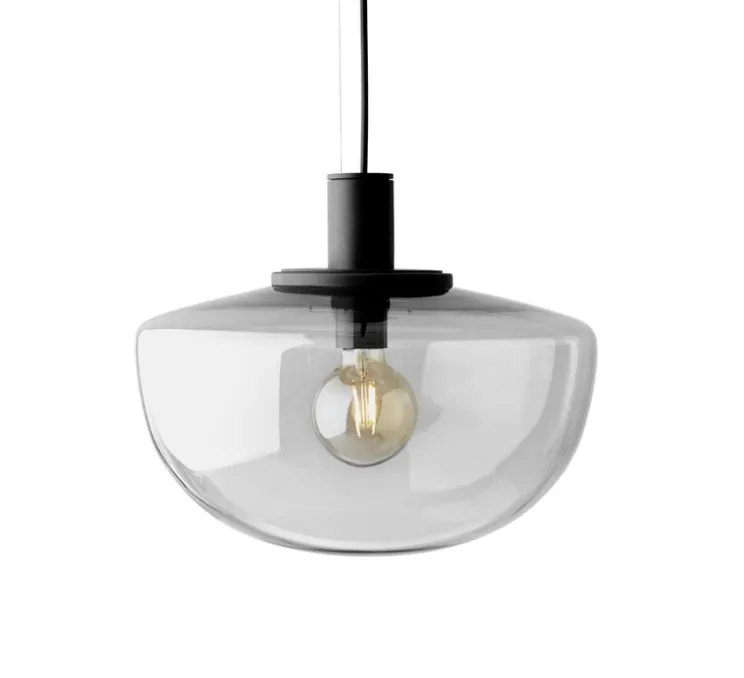 Suspension, Bank, verre fumé, noir, Ø35cm, H30cm - Audo Copenhagen