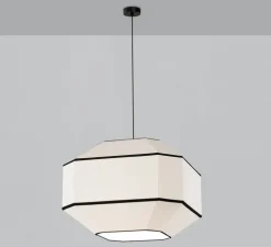 Suspension, Bauhaus 60 kit noir, noir et blanc, Ø60cm, H37,6cm - ACB