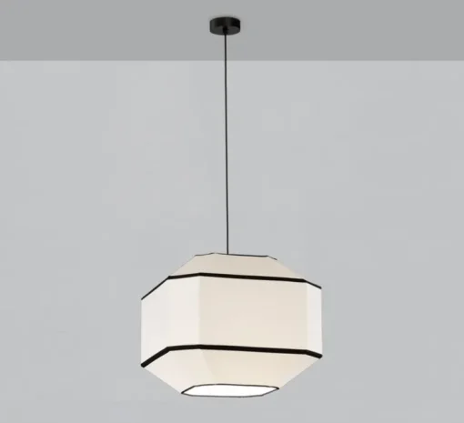 Suspension, Bauhaus 45 kit noir, noir et blanc, Ø45cm, H37,6cm - ACB