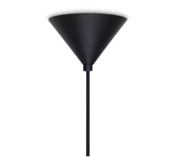 Suspension, Beat Fat, noir mat, laiton, LED, dim, 3000k, 800 lm, Ø24cm, H30cm - Tom Dixon