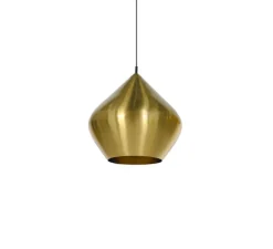 Suspension, Beat Stout, laiton brossé, LED, dim, 3000k, 800 lm, Ø52cm, H50cm - Tom Dixon