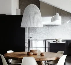 Suspension, Bell 95, blanc, Ø63cm, H63cm - Gervasoni