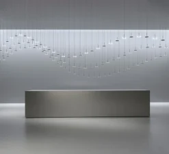 Suspension, Bella direct sans rosace, noir, IP40, LED, 2700K, 467lm, Ø10,1cm, H14cm - PANZERI