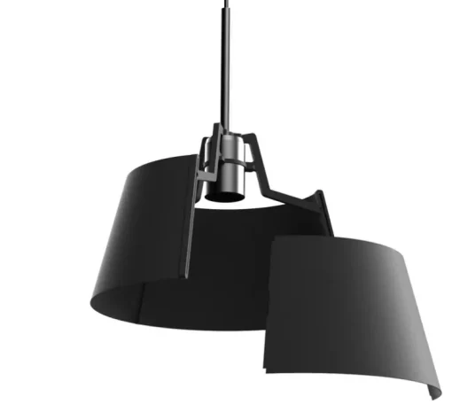 Suspension, Bella, noir fumé, Ø27cm, H32cm - Tonone