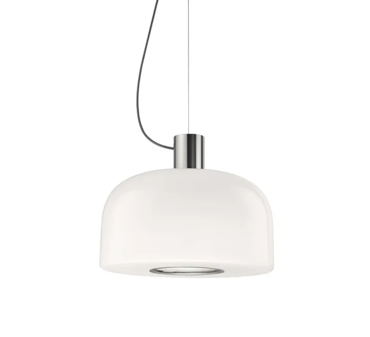 Suspension, Bellhop Glass S2, aluminium, Ø45cm, H35,2cm - Flos
