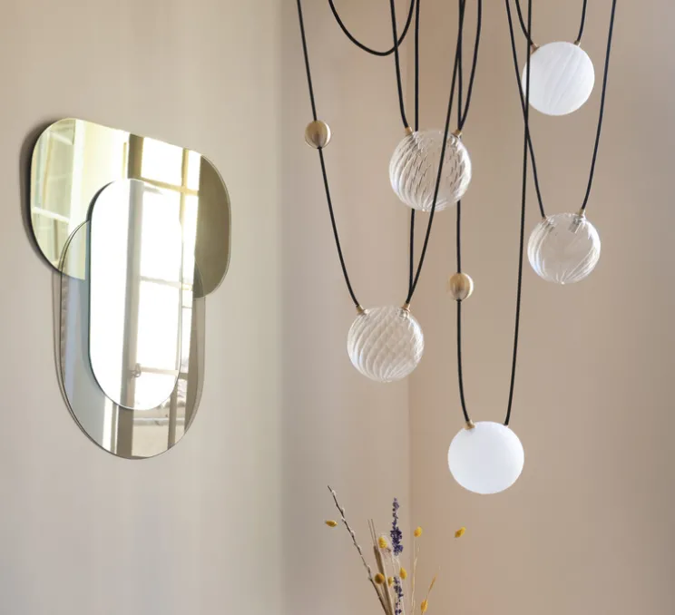 Suspension, Beloio, blanc, Ø14,5cm - Margaux Keller Collections