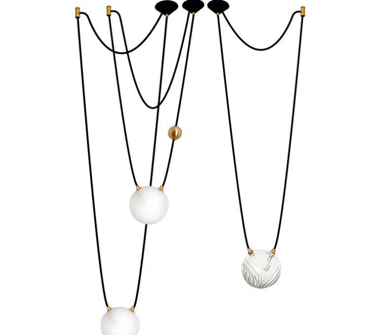 Suspension, Beloio, blanc, Ø14,5cm - Margaux Keller Collections