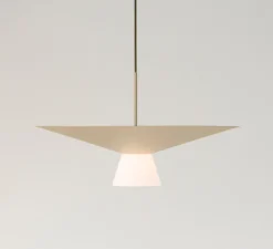 Suspension, Belt, T-4144SLG, champagne, LED, dim, 2700K, 725 lm, Ø45cm, H18,1cm - Estiluz