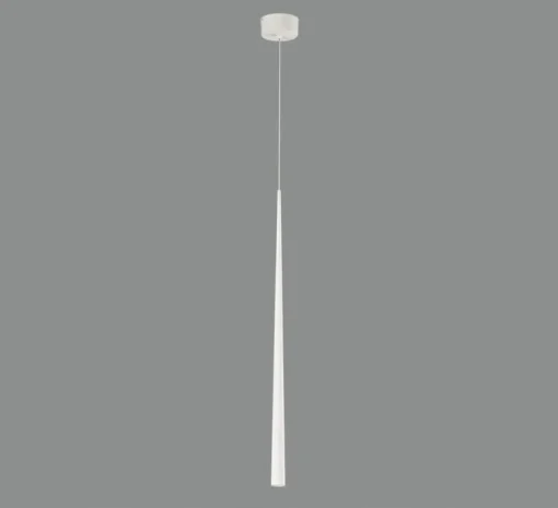 Suspension, Bendis surface, blanc, LED, 3000K, 600 lm, Ø3,2cm, H70cm - ACB