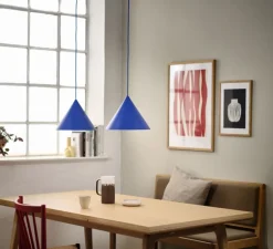 Suspension, Benjamin, bleu, Ø30cm, H22cm - Frandsen