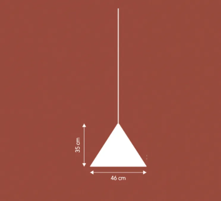 Suspension, Benjamin XL, noir, Ø46cm, H35cm - Frandsen