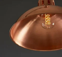Suspension, Berlin, cuivre, Ø30cm, H20cm - Mullan Lighting
