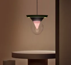 Suspension, Bia, vert clair, vert foncé, rose, Ø58cm, H49cm - Sphaer