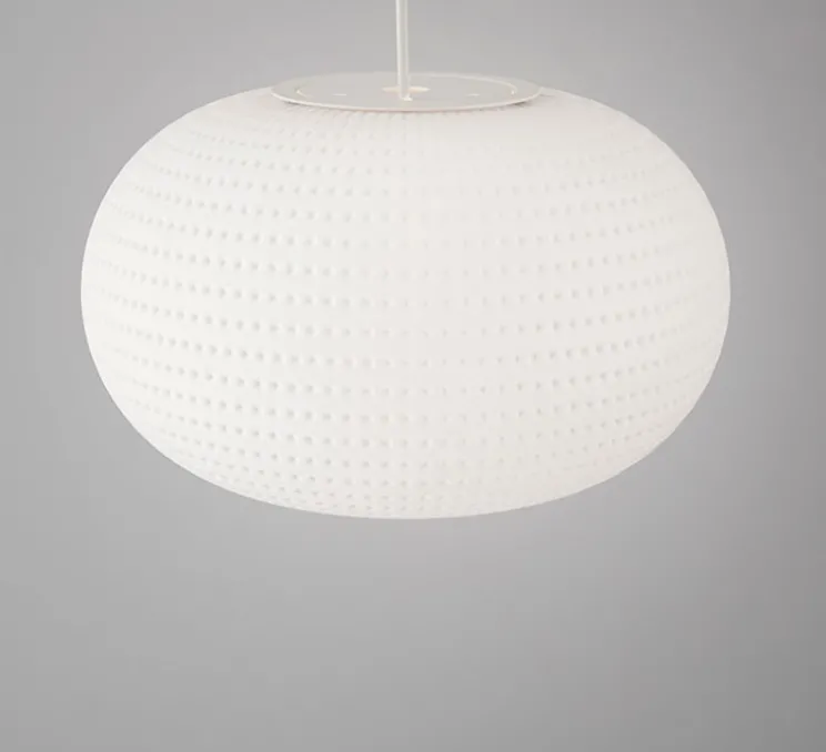 Suspension, Bianca Grande, blanc, Ø50cm, H35cm - Fontana Arte