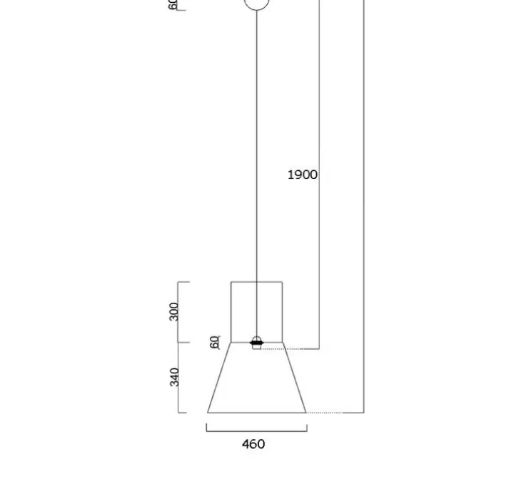 Suspension, bigandy, blanc, H60cm - Fraumaier