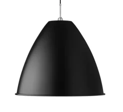 Suspension, BL9 L, noir, chrome, Ø40cm, H33cm - Gubi