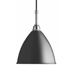 Suspension, BL9 M, noir, chrome, Ø21cm, H18cm - Gubi