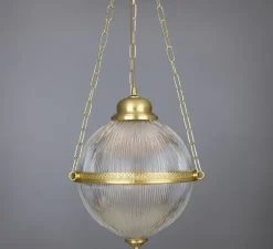 Suspension, Blaenau victorienne, laition satiné, L38,5cm, H38,5cm - Mullan Lighting