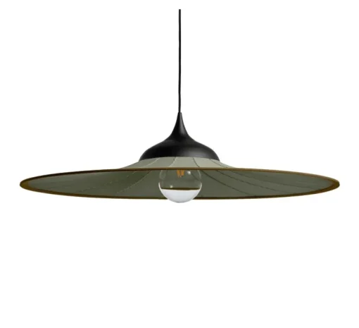 Suspension, Bloom, vert olive, Ø90cm, H14cm - Easy Light by Carpyen
