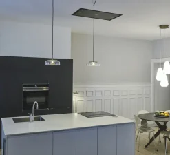 Suspension, Blossi 1, or, transparent, 2418K, 162lm, Ø23cm, H15cm - Nuura