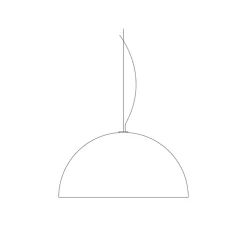 Suspension, BLOW, blanc, Ø85cm - Martinelli-luce