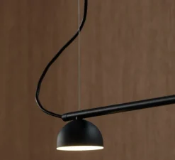 Suspension, Blush Rail 5, noir mat, LED, dim, 2700K, 3300 lm, L150cm, H7,5cm - Northern