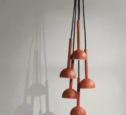 Suspension, Blush, rouille, LED, 3000k, 900lm, Ø9cm, H22cm - Northern